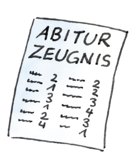 Abitur-Zeugnis