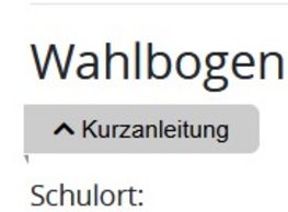 Kurswahlen zur APP