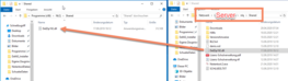 Bildliche Darstellung zur Beschreibung: DelZip.dll auf dem Server unter shared freigeben