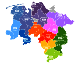 Karte Regionale Beratungsteams
